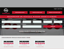 Tablet Screenshot of nissan-usage.ca